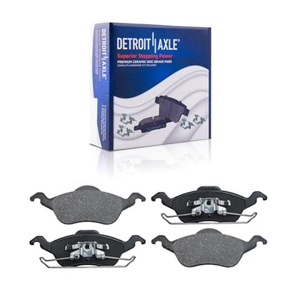 Detroit Axle - Brake Kit for 2000 2001 2002 2003 2004 Ford Focus - size: 6P1100107V1/Kit