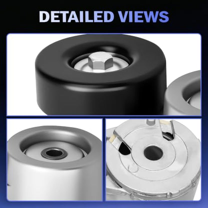 IRONTEK 38108 Belt Tensioner Pulley Assembly fit for Chevrolet (1987-1989 Astro/ 1989-1995 Blazer/ 1988-1995 C1500/ 1992-1995 C1500 Suburban/ 1988-1995 C2500), for GMC C1500/C2500#10129558 10187658 - size: 38108