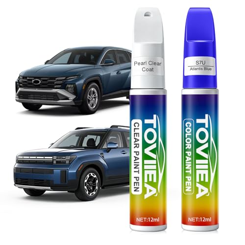 Atlantis Blue(S7U) Touch Up Paint for Hyundai - color: (S7U)Atlantis Blue for 2025 TUCSON/2025 SANTA FE