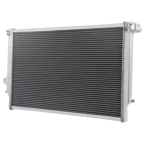 # 5Q0121251GN Radiator Assembly Aluminum Core Compatible with VW GOLF GTI MK7 Seat Leon Audi A3 S3 1.8 2.0T Upgraded 2 Row All Aluminium Radiator Replacement