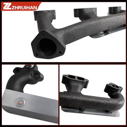 Left xhaust Manifold Kit - Includes Required Gaskets and Hardware - size: 674-157