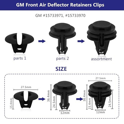 Car Clips Bumper Clips Shield Retainer Clips Plastic Rivets 1050PCS Automotive Push Pins Assortment Xmas Tree Fasteners Kit Most Common Sizes Auto Body with Removers for Ford Honda Chrysler GM Blue - size: 1050PCS