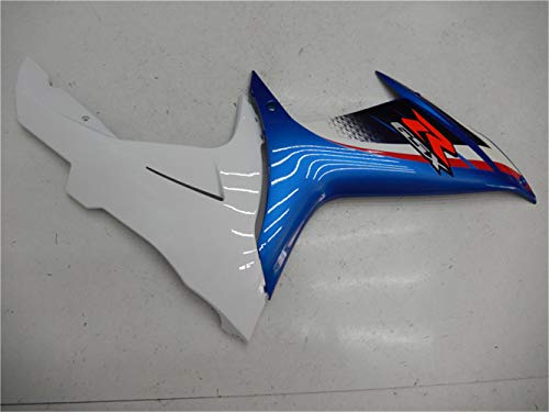 YTL Blue white Full Fairing Fit for Suzuki 2011-2026 GSXR 600/750 - color: 005 Blue white