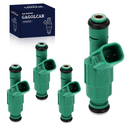 4-Pack Fuel Injectors Set | Compatible with Mazda 3 2004-2005 5 2006-2007 6 2003-2005 2.3L L4| Replaces FJ831 L361-13-250 842-12320 - size: 4 X FJ831