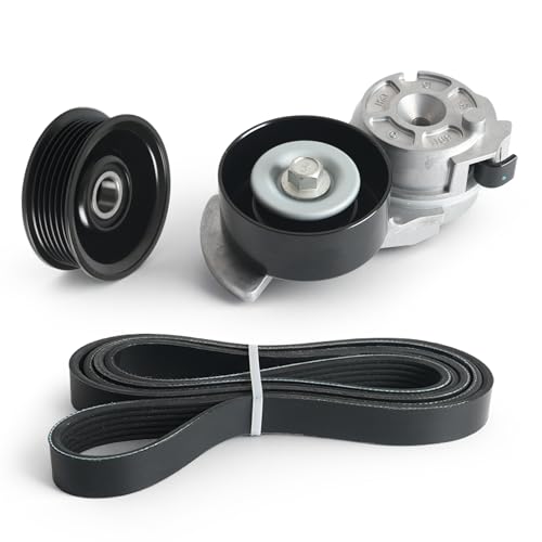 Serpentine Belt Tensioner Idler Pulley Kit #38189 36100 6PK2325 - size: for Town Car/Crown Victoria 2000-2002