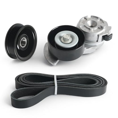 Serpentine Belt Tensioner Idler Pulley Kit #38189 36100 6PK2325 - size: for Town Car/Crown Victoria 2000-2002