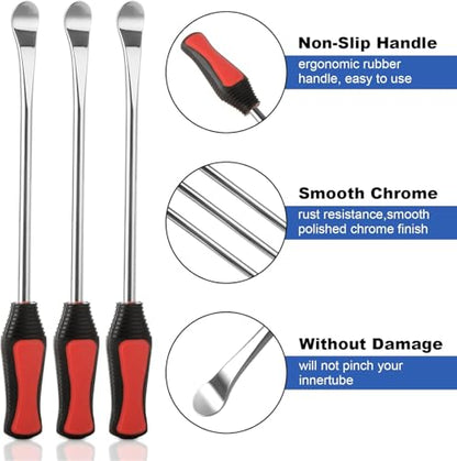 14.5" Tire Spoon Kit with Rim Protectors for Motorcycle Dirt Bike
