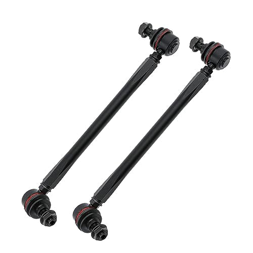 Adjustable Front Stabilizer Sway Bar End Links Kits 275MM-315MM (Overall length bolt to bolt), Ball joint stud size 12mm, Aluminum Sway Bar