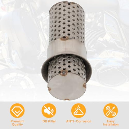 Universal Motorcycle DB Killer 51mm 2 Inch Exhaust Baffle - size: Style D
