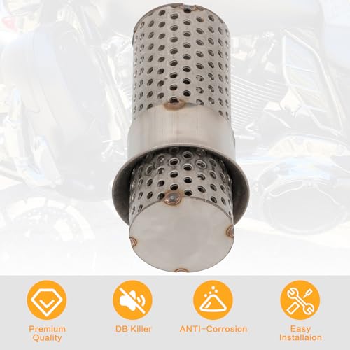 Universal Motorcycle DB Killer 51mm 2 Inch Exhaust Baffle - size: Style D