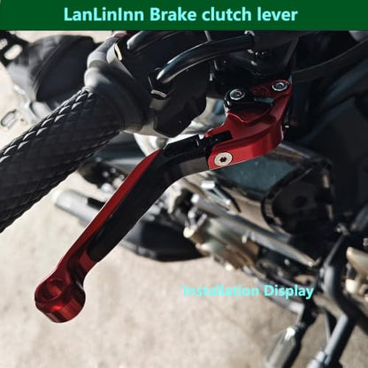 Motorcycle Brake and Clutch Levers Modified Parts For ZX-6R/636 2025 2026 - color: Red