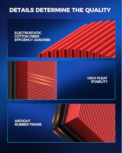 KAX CA10242 Premium Engine Air Filter for Ford, Lincoln, Mazda, Mercury
