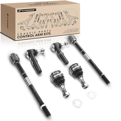 A-Premium 6Pcs Front Suspension Kit, Lower Ball Joint - size: 6Pcs-Suspension Kit