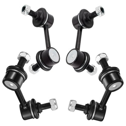 Front and Rear Sway Bar Links Compatible With 2006-2011 Acura CSX, Honda Civic Sway Bar End Links K80768 K80769 K750125 K750126 - size: K80768, K80769, K750125, K750126