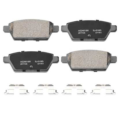 Ceramic Rear Brake Pads for Ford Fusion 2006-2012 - size: D1161