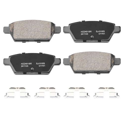Ceramic Rear Brake Pads for Ford Fusion 2006-2012 - size: D1161