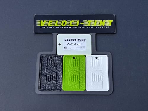VelociTint Bedliner Pigment Concentrate 2oz Pouch for 2K Urethane Tintable Bed Liner 200+ Colors Available (Alien Green) - color: Alien Green