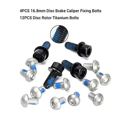 TOBWOLF MTB Cable Disc Brake Kit, Front Rear Calipers with 160mm Rotors - color: Mechanical Disc Brake Kit - Single Piston