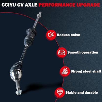 CCIYU CV Axle Shaft Assembly for Ford Flex/Taurus/X 2008-2014 - NCV11531 - size: 17-9587