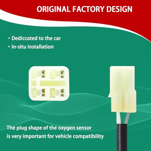 O2 Oxygen Sensor Heated Air Fuel Ratio Compatible with Yamaha NMAX155 835mm KAWASAKI NINJA 400 EX400 EX 400 NINJA 650 EX650 J-K Z650 Z-650 ER650 ER 650 2017-2019 Replace# 21176-0853 - size: 21176-0853