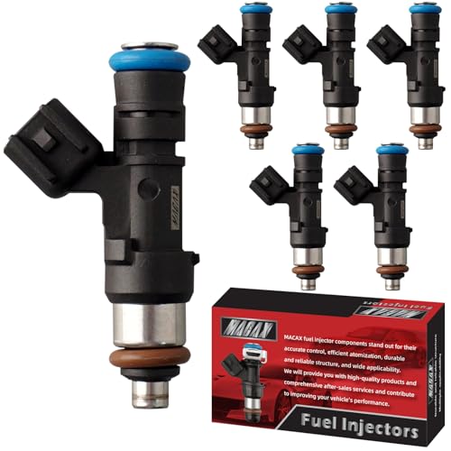 Set of 6 Fuel Injectors 12608632 FJ980 12602223 Replacement - size: FJ980