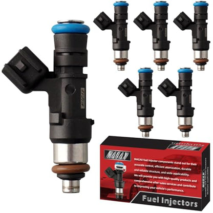Set of 6 Fuel Injectors 12608632 FJ980 12602223 Replacement - size: FJ980
