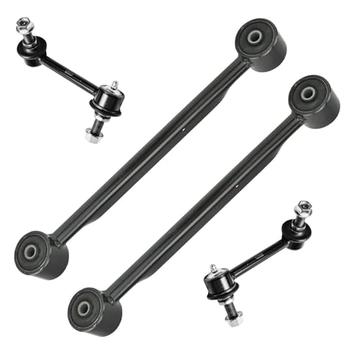 Detroit Axle - 4pc Rear Control Arm Kit for Chevrolet Trailblazer SSR - size: 4CS48129-V1/4PC