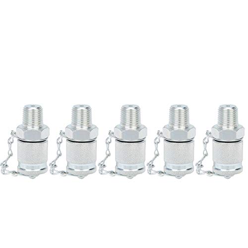 Hydraulic Test Adapter Coupling Connector Thread for Hydraulic Systems High Pressure Hose Fitting Measuring Tool Sealing Point Test(ZG1/4) - size: ZG1/4