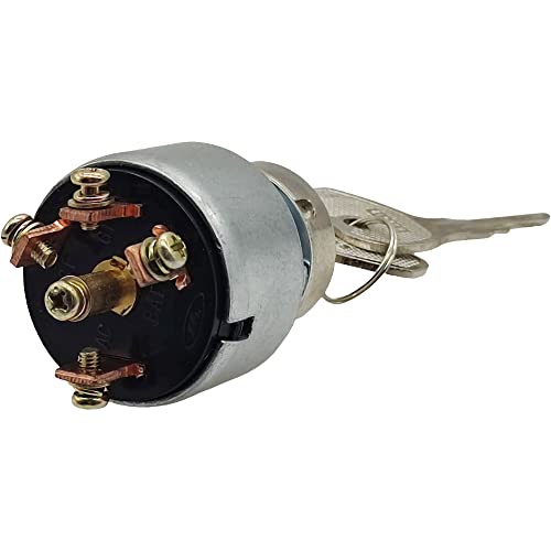 XYZIL Ignition Switch w/Keys 66021-55140 35260-31852 Compatible with Kubota Garden Tractor G3200 G4200 G4200H G5200H G6200H Tractor M4030 M4700 M4800 M5030 M5400DT M6030 M7030 M8030