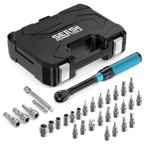 Seesii 1/4-Inch Drive Torque Wrench - size: 1/4-Inch Drive Torque Wrench