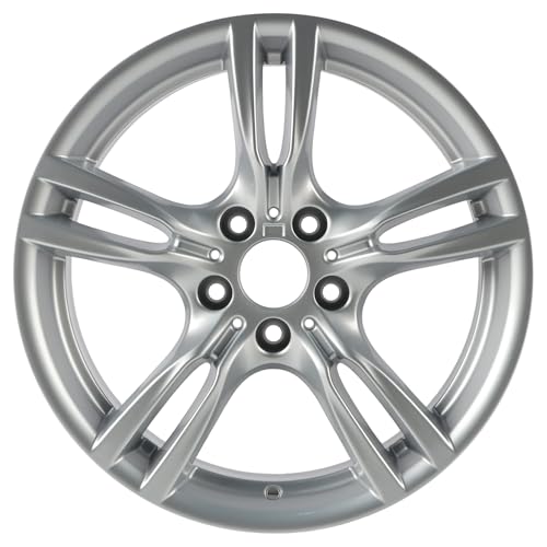 New Single 18 Inch 18x8.5 Inch Premium Aluminum Alloy Rear Wheel Rim Fits for BMW 3 & 4 Series Activehybrid 2012 2013 2014 2015 2016 2017 2018 2019 2020, 36117845881 Direct Fit OE Replacement