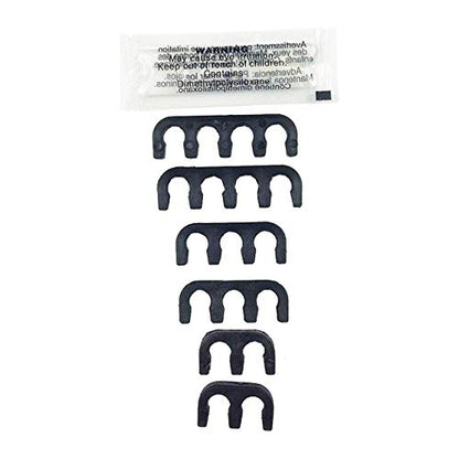 A-Team Performance 8.0 mm Red Silicone Spark Plug Wire Set - Straight & 90° Silicone Boots & Coil Wire - 6 Leads, Compatible with AMC/Jeep 199-282 Straight-6 Engines