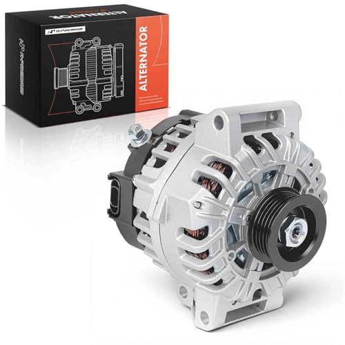 A-Premium Alternator, 12V 125A 5-Groove Pulley CW, Compatible with Pontiac