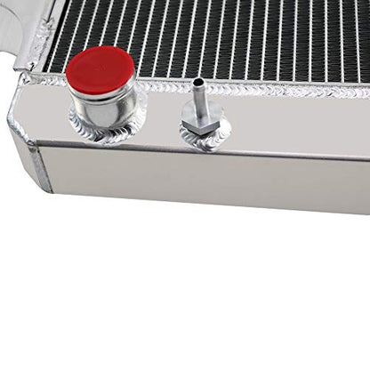 ALLOYWORKS 4 Row Core Full Aluminum Radiator For Jeep Wrangler YJ TJ 2.4L & 2.5L & 4.0L & 4.2L 1987-2006