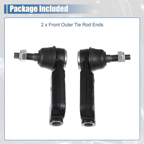 uxcell 2pcs Front Outer Tie Rod End Links Steering Tie Rod End Suspension Kit for Jeep Liberty 2002-2007 No.ES3535/ES3536