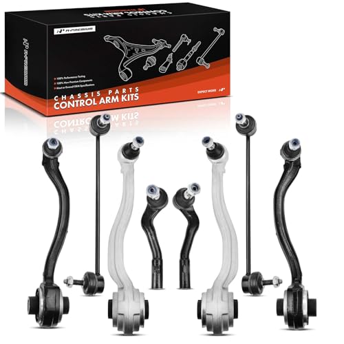 A-Premium 8Pcs Front Suspension Kit, Upper & Lower Rearward Control Arm - style: 8Pcs Kit