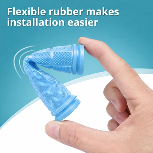 CHUNZEXI 4 PCS Rubber Bike Handlebar Grips - color: LightBlue