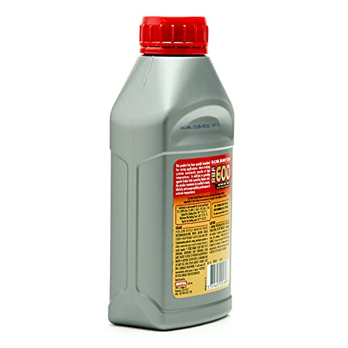 Motul (12 Pack) 100949 RBF 600 DOT 4 100% Synthetic Factory Line Racing Brake Fluid with Premium Motul Sticker (12)