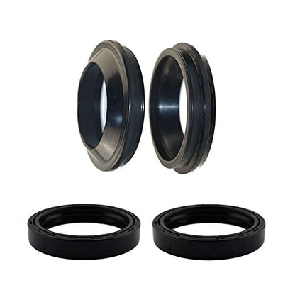 AHL Front Fork Shock Oil Seal and Dust Seal Set 45mm x 57mm x11mm for Honda VTX1800 C/R/S 1800 2002-2007 / VTX1800 F/N/T 2004 2006-2010 / VTX1300C VTX1300 C 2010 / GL1800 GL1800A 2001-2010