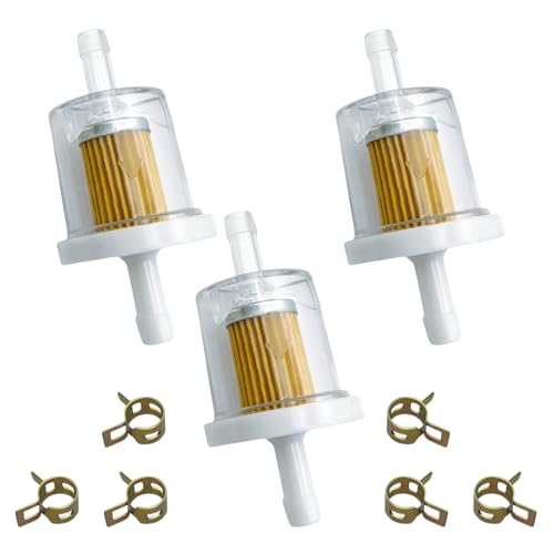 Strongthium 3x 691035 1/4" Inline Fuel Gas Filter - size: 3pcs