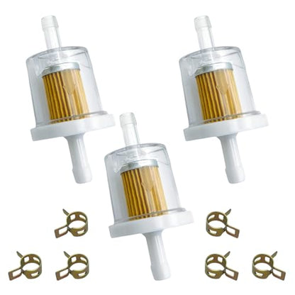 Strongthium 3x 691035 1/4" Inline Fuel Gas Filter - size: 3pcs