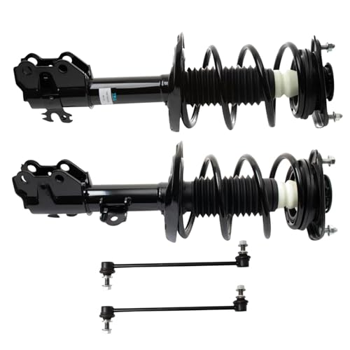 TRQ Front Suspension Kit Complete Strut & Coil Spring Assembly Sway Bar - style: PSA29042