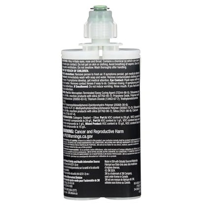 3M OEM Match Epoxy Seam Sealer 08526, Gray, 200 ml, Automotive Two-Part Epoxy, Medium-Bodied, Fast Cure, for Automotive Bare Metal or Primed Surfaces - color: Gray