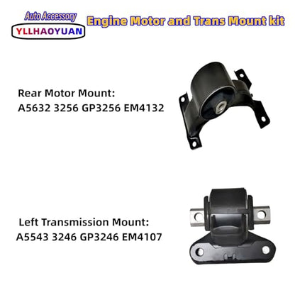 Yllhaoyuan Complete Set of 4 Motor Mounts for 2011-2019 Journey 3.6L - size: 2011-2019 Dodge Journey 3.6L FWD