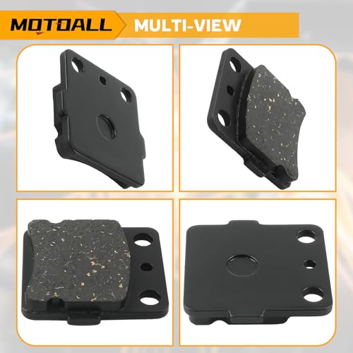 MOTOALL Front Rear Brake pads Set Repalcement for Honda TRX 300EX
