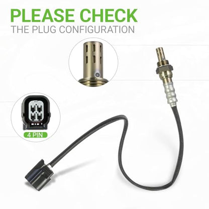 O2 Oxygen Sensor Downstream B1S2 Heated Compatible with Honda CR-V Civic Accord Pilot Odyssey Clarity Insight # 250-241208 250241208# 2016 2017 2018 2019 2020 2021 2022 - size: 250-241208
