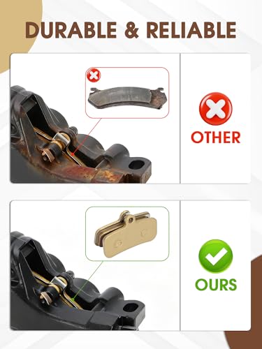 Electric Dirt Bike Brake Pads Front and Rear for Sur Ron Surron LBX Talaria X3 XXX Talaria Sting MX3/R MX4 72V Rawrr Mantis X Mini R/R17 48V Mantis Mini Pup