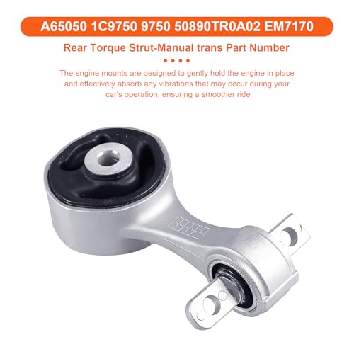 Engine Motor Mount Compatible with H-ONDA Civic 2012 2013 2014 2015 L4 1.8L，Replacement for A65090 A65056 A65050 - size: Civic 12-15 1.8L
