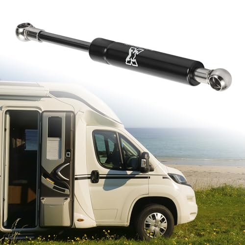 X AUTOHAUX 1 Pc 8inch 44Lbs/200N Black Lift Supports Struts Shocks - color: Black, size: 44lb