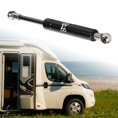 X AUTOHAUX 1 Pc 8inch 44Lbs/200N Black Lift Supports Struts Shocks - color: Black, size: 44lb